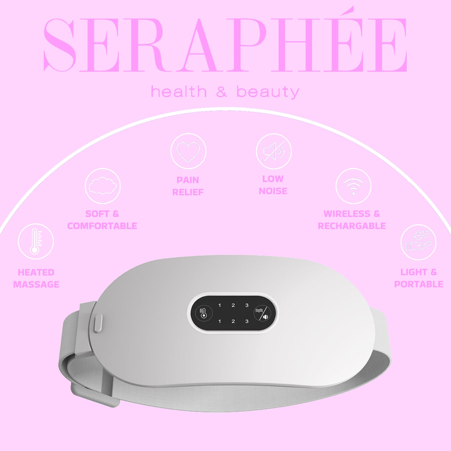 Seraphée Menstrual Heat & Massage Therapy Pad