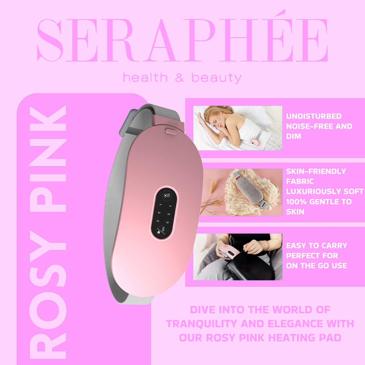 Seraphée Menstrual Heat & Massage Therapy Pad