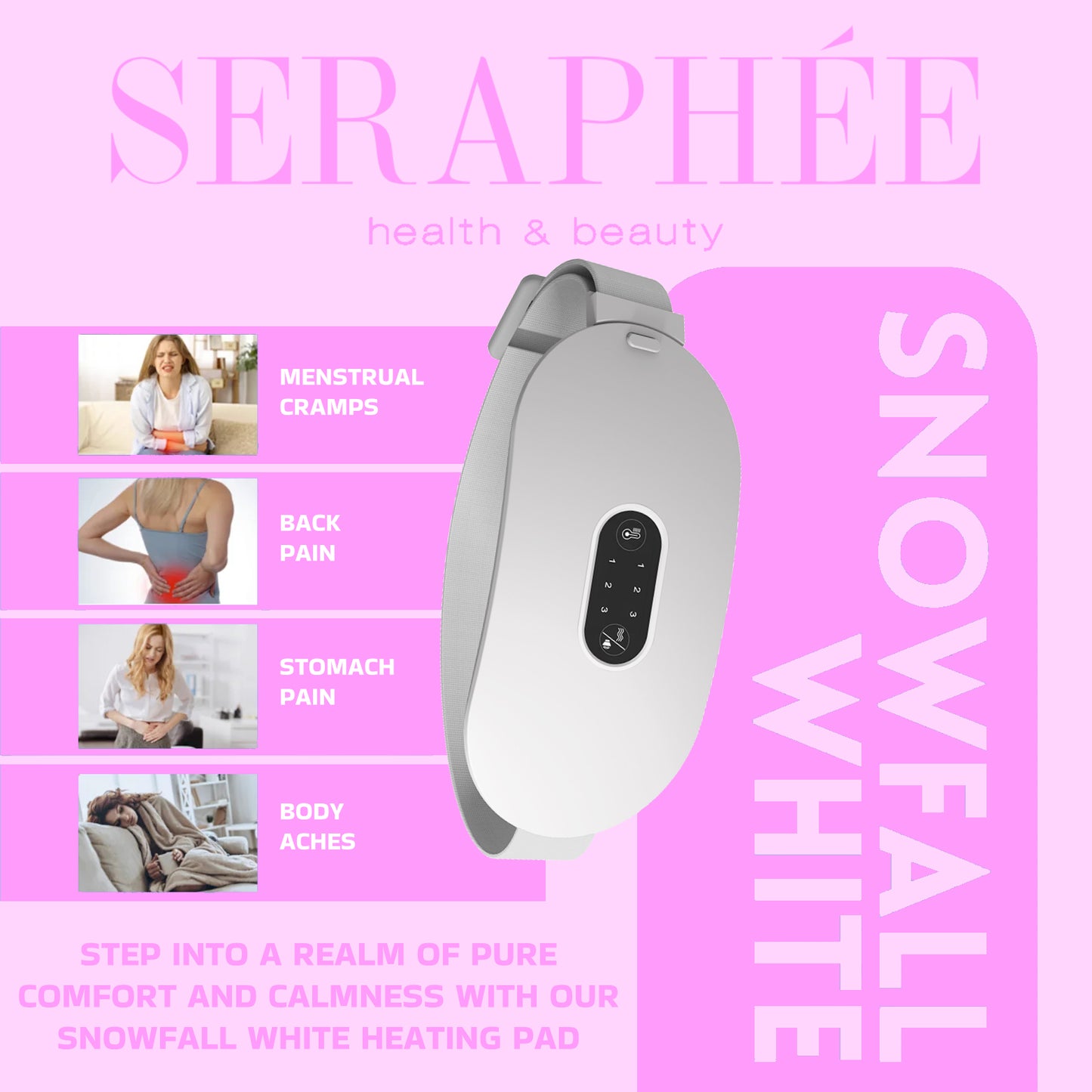 Seraphée Menstrual Heat & Massage Therapy Pad